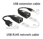 USB to RJ45 Cat5/5e/6 Extender Adapter (upto 150Ft distance)