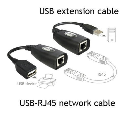 USB to RJ45 Cat5/5e/6 Extender Adapter (upto 150Ft distance)