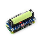 Li-ion Battery UPS HAT for Raspberry Pi, 5V Output, Quick Charge