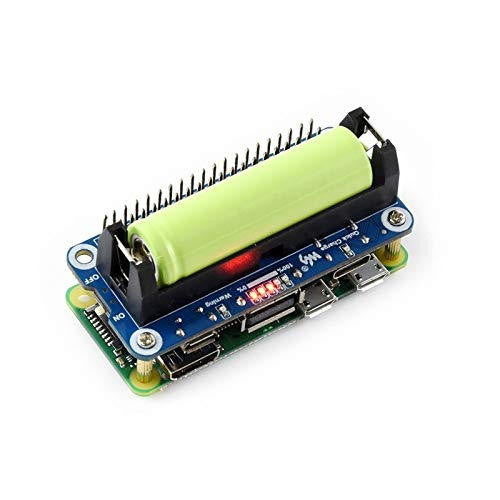 Li-ion Battery UPS HAT for Raspberry Pi, 5V Output, Quick Charge