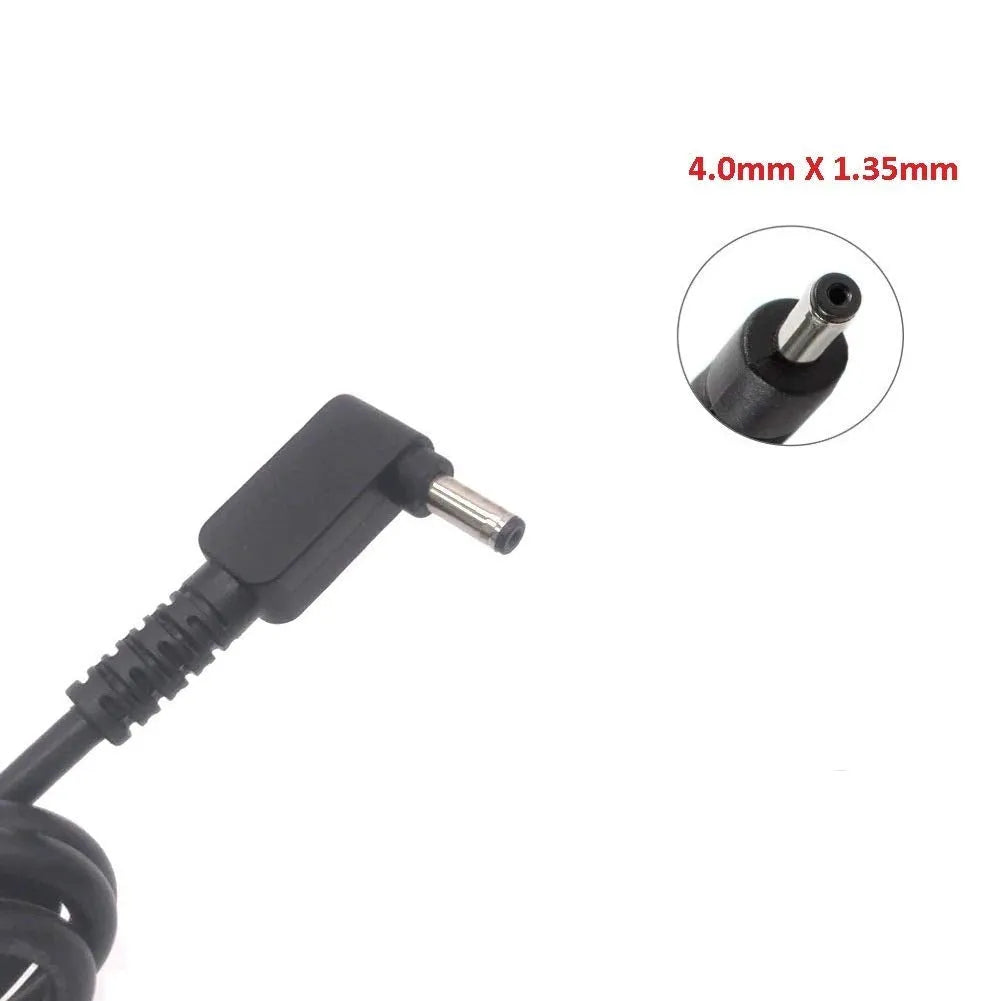 45W Laptop Adapter Compatible for Asus (19V 2.37A) 4.0mm x 1.35mm (Power Cord Included)