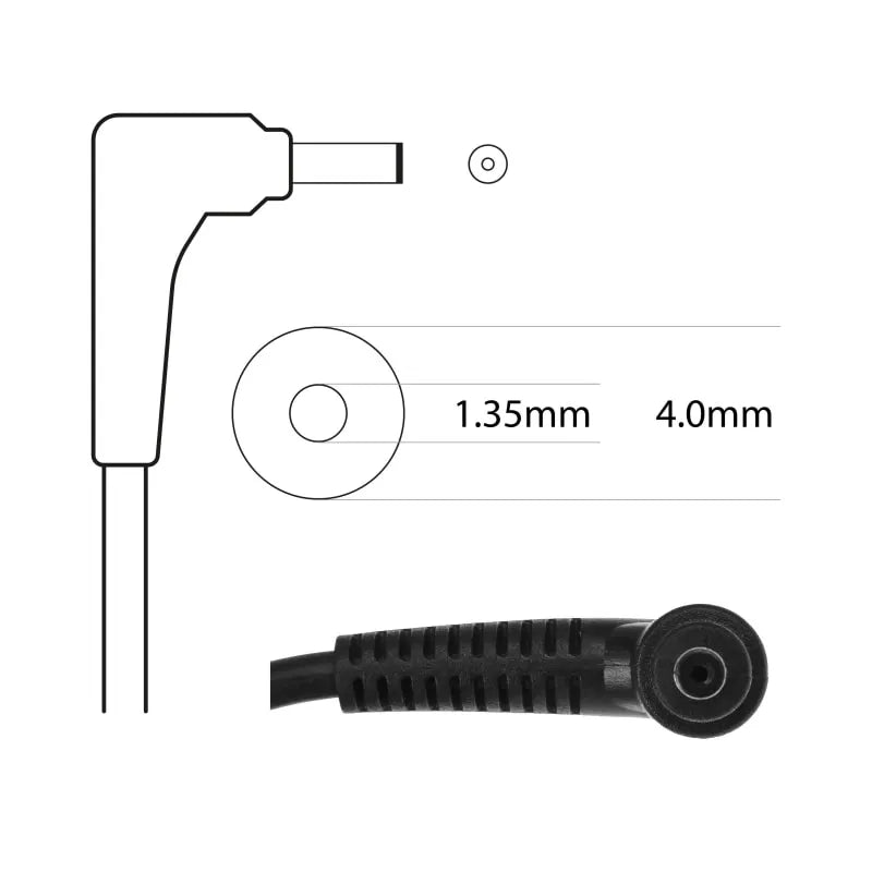 45W Laptop Adapter Compatible for Asus R540 X200C,Vivobook F201E, S200E ZenBook UX31A (19V, 2.37A) (Power Cord Included)