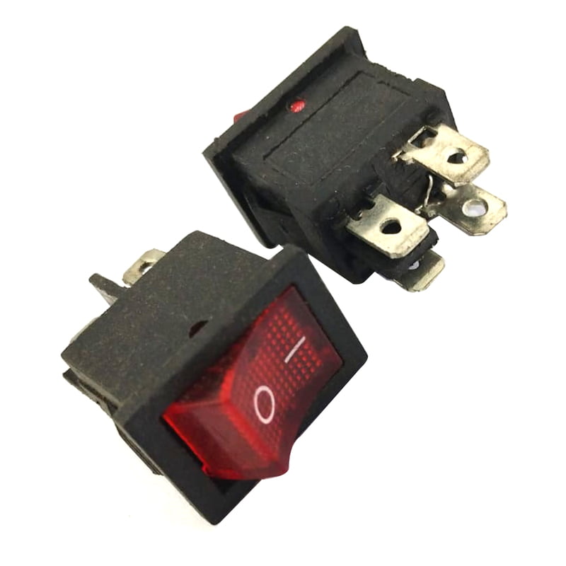 479R 4 Pin With Red Light Rocker ON/OFF Switch