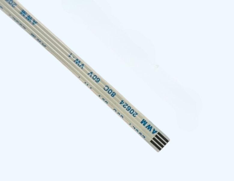 4 Pin 1mm Pitch 70mm Reverse Side Connection FFC Ribbon Flexible Flat Cable