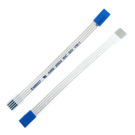 4 Pin 1mm Pitch 70mm Reverse Side Connection FFC Ribbon Flexible Flat Cable