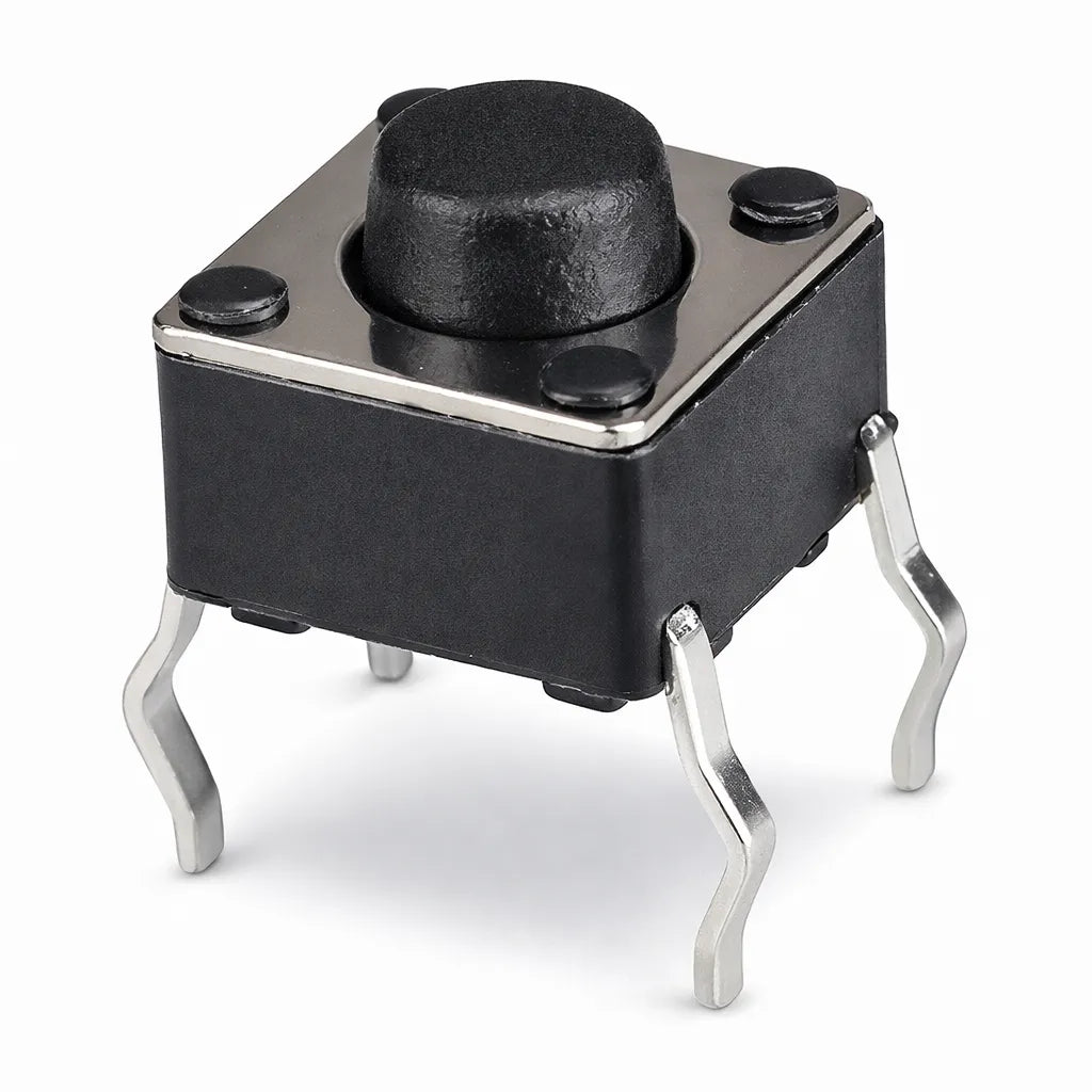 4 Pin Momentary Micro Tactile On Button Switch (Pack of 25)