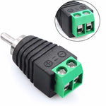 5.5x2.1mm DC Power Jack Male Connector with 2 pin Screw Terminal