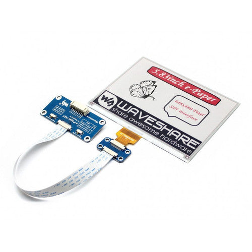 5.83 inch E-Ink display HAT for Raspberry Pi