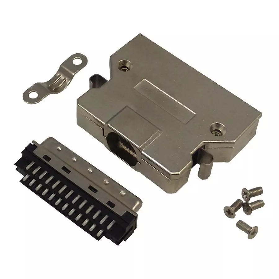 50-Pin SCSI Male Plug Connector Solder Type Servo Motor Connector 