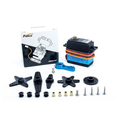 FT7125M - 7.4V 25KG 180deg Steel Gear Servo Motor