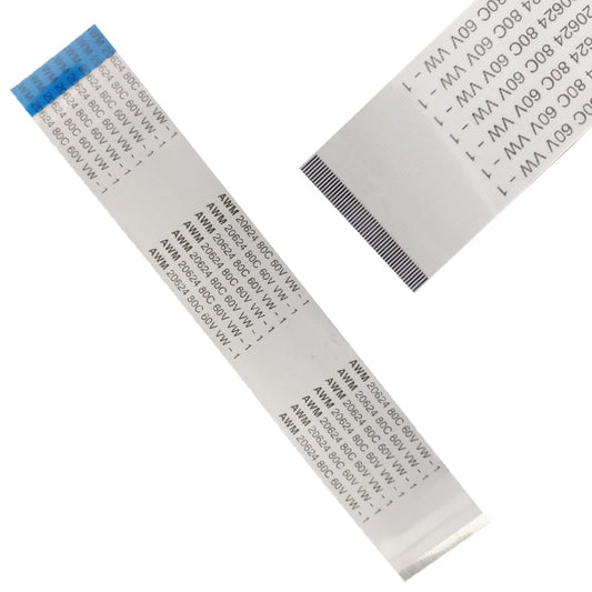 50 Pin 0.5mm Pitch 152mm Reverse Side Connection FFC Ribbon Flexible Flat Cable