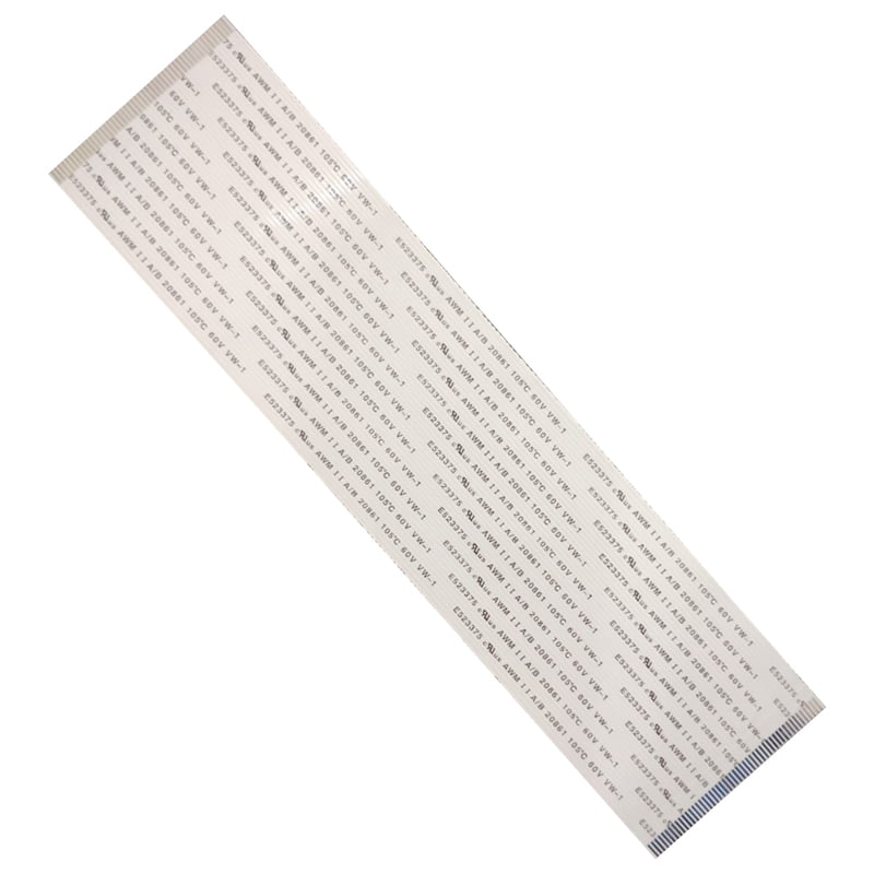 50 Pin 1mm Pitch 200mm Same Side Connection FFC Ribbon Flexible Flat Cable