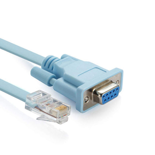 RJ45 to RS232 COOSO DB9 9-Pin Serial Port Female to RJ45 Female Console
