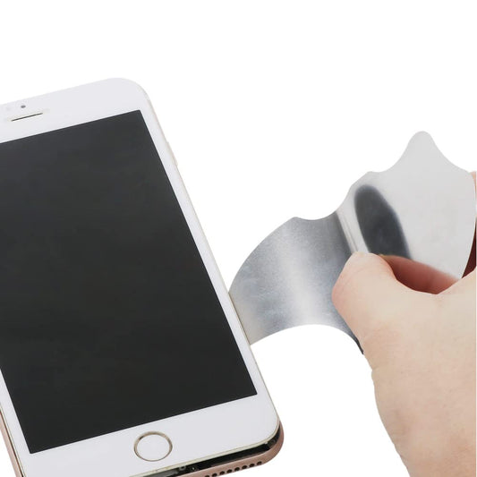 0.1mm Ultra Thin Flexible Metal Pry Spudger Stainless Steel Card with Scale for iPhone iPad Tablet Phone Repair Tool
