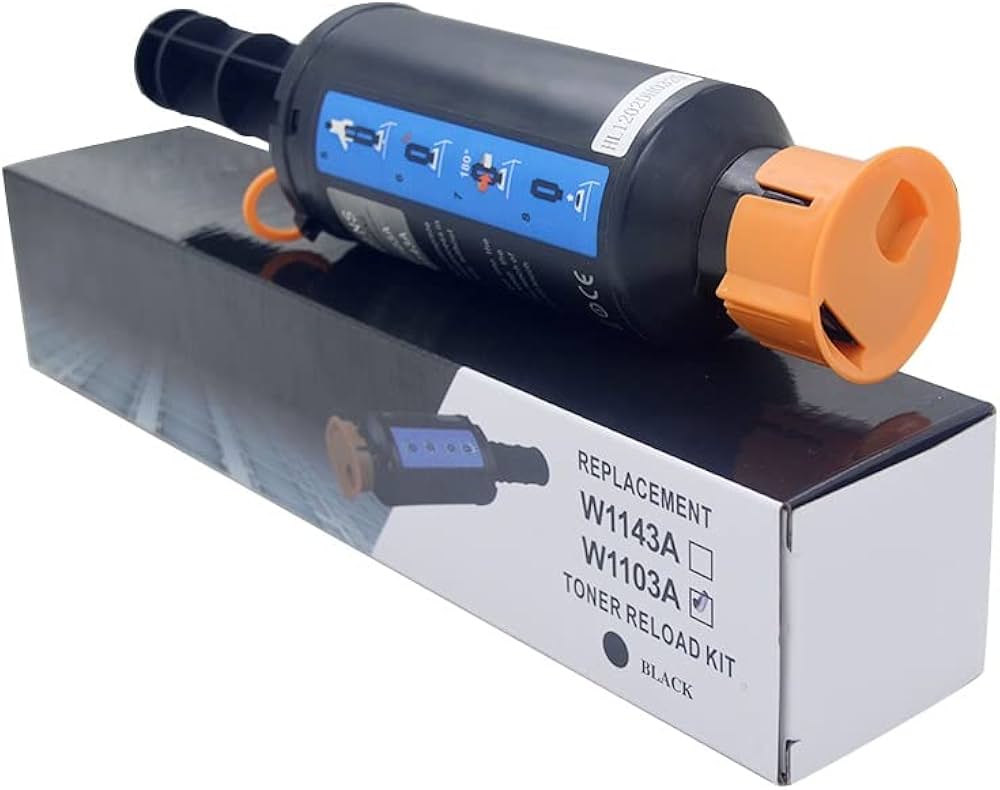 HP 103A (W1103A) Black Toner Reload Kit – 2,500 Page Yield | For Neverstop 1000a, 1000nw, 1200a, 1200nw