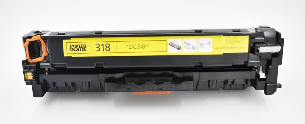 318 Yellow Toner Cartridge Compatible with Canon LASER SHOT LBP7200 LBP7680
