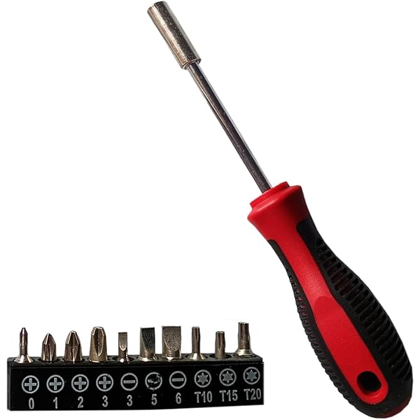 10 in 1 Multibit Screwdriver Set Tool All in One Fully Magnetic For Mobiles Laptops Repair