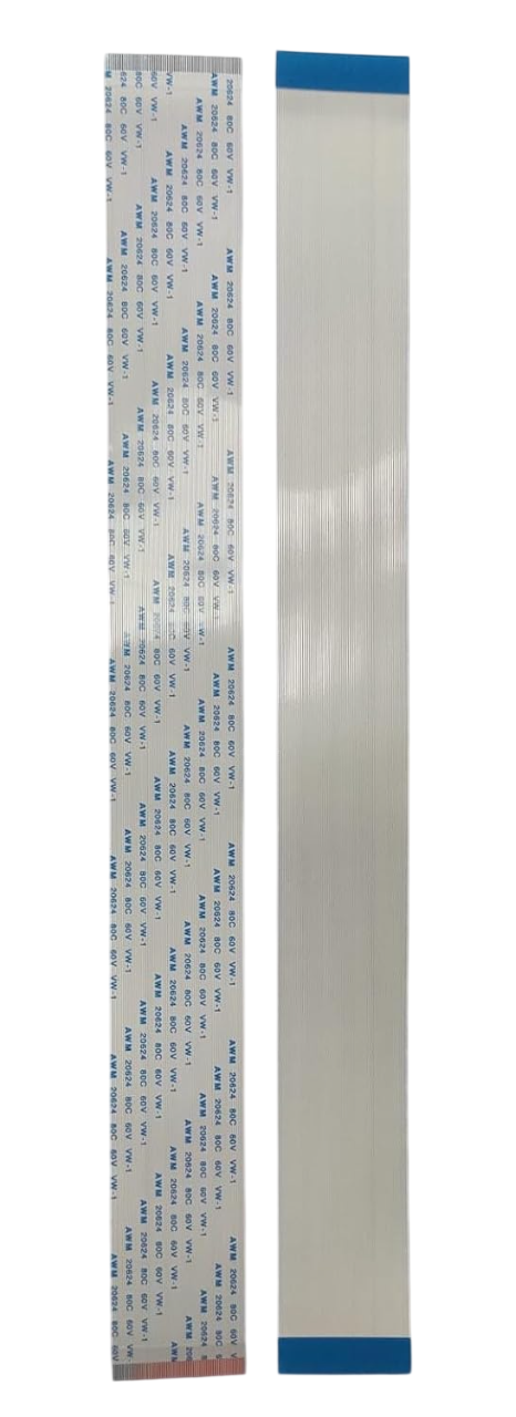 60 Pin 0.5mm Pitch 200mm Same Side Connection FFC Ribbon Flexible Flat Cable