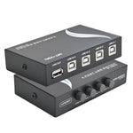 4x1 USB 2.0 Switch Box Hub For Printer Scanner Keyboard and Other USB Supported Devices