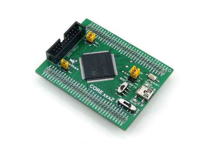 STM32 small board with the STM32F407ZxT6 MCU