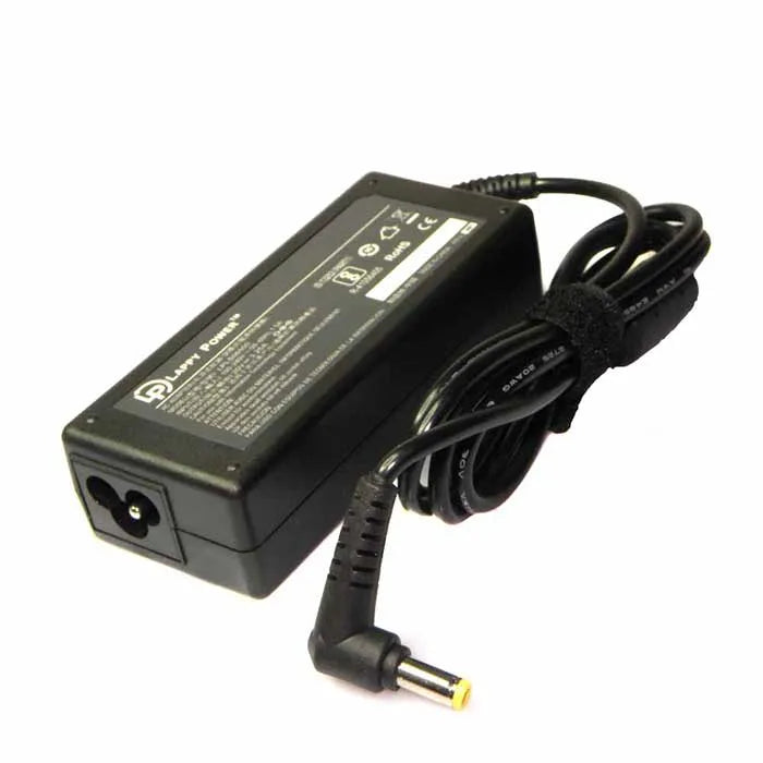 65W Compatible Laptop Adapter with (20V, 3.25A) 5.5mm x 2.5mm Pin for Lenovo HP Dell Asus Laptops (Power Cord Included)