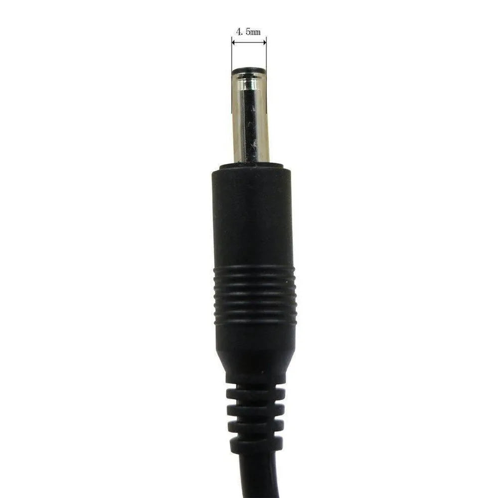 65W Laptop Adapter Compatible for Dell (19.5V 3.34A) 4.5mm x 3.0mm (Power Cord Included)