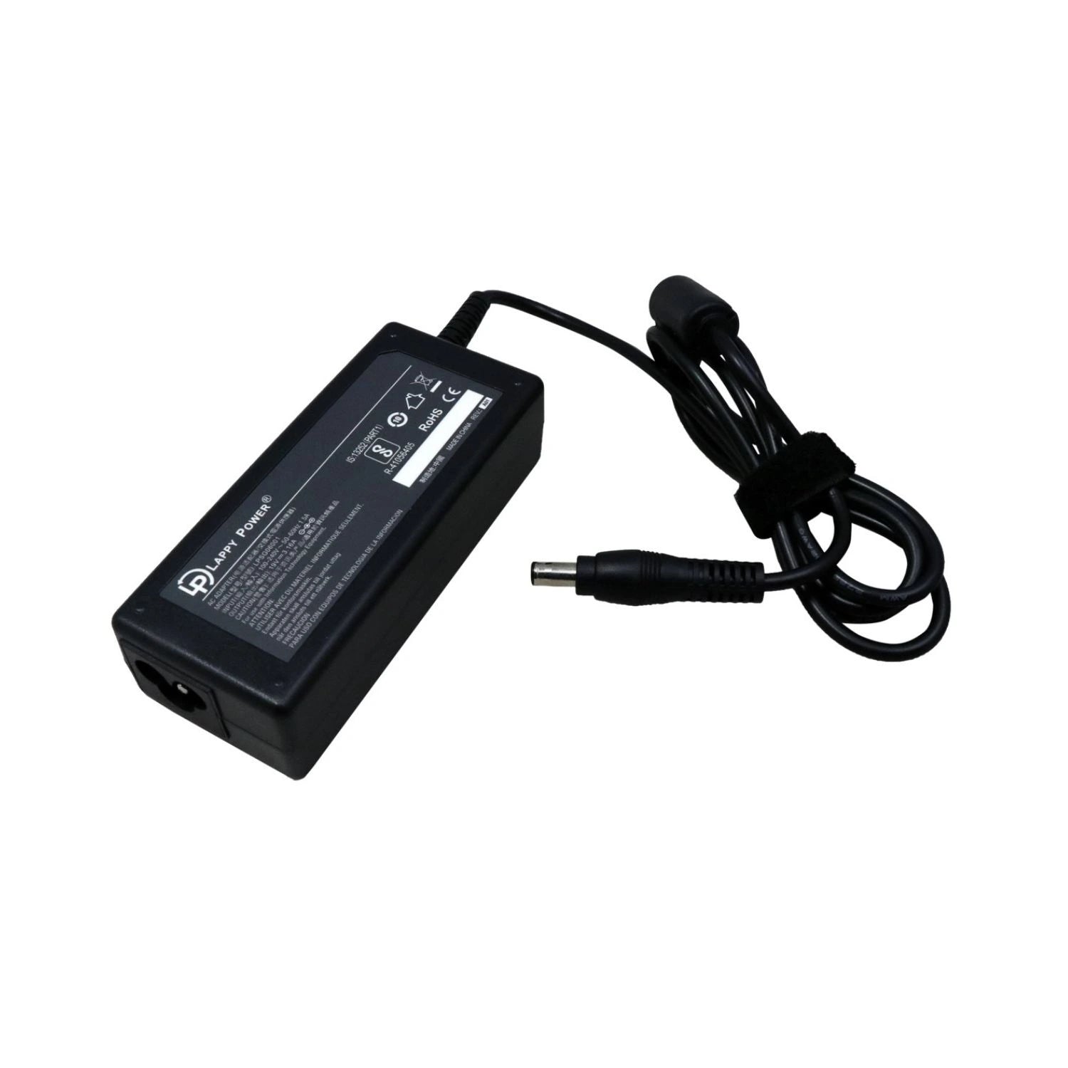 65W Laptop Adapter Compatible for HP (19V 3.16A) 5.5mm x 3mm (Power Cord Included)
