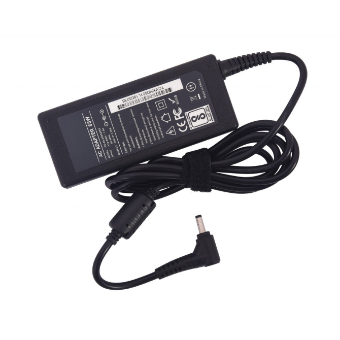 65W Laptop Adapter Compatible for Lenovo IdeaPad 100-15IBD, 320-15ISK Series (20V, 3.25A) (Power Cord Included)