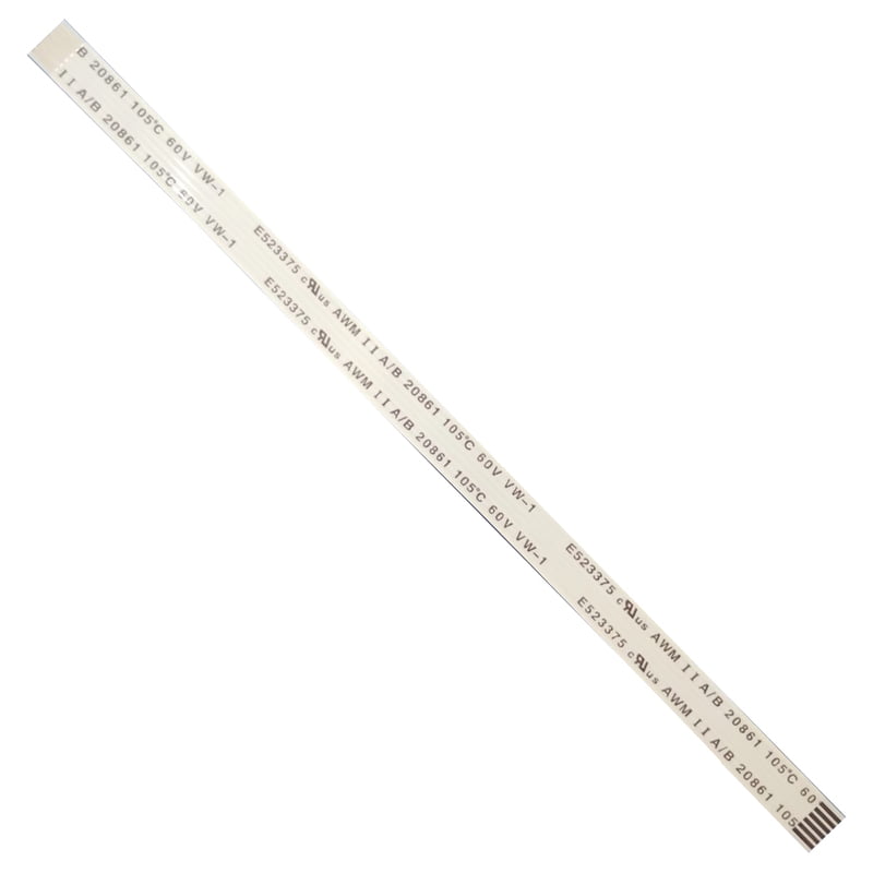 6 Pin 1mm Pitch 200mm Same Side Connection FFC Ribbon Flexible Flat Cable