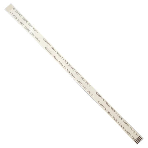 6 Pin 1mm Pitch 65mm Same Side Connection FFC Ribbon Flexible Flat Cable