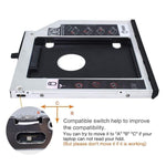Laptop 2nd Hard Drive Caddy 12.7mm CD/DVD Drive Slot for SSD and HDD