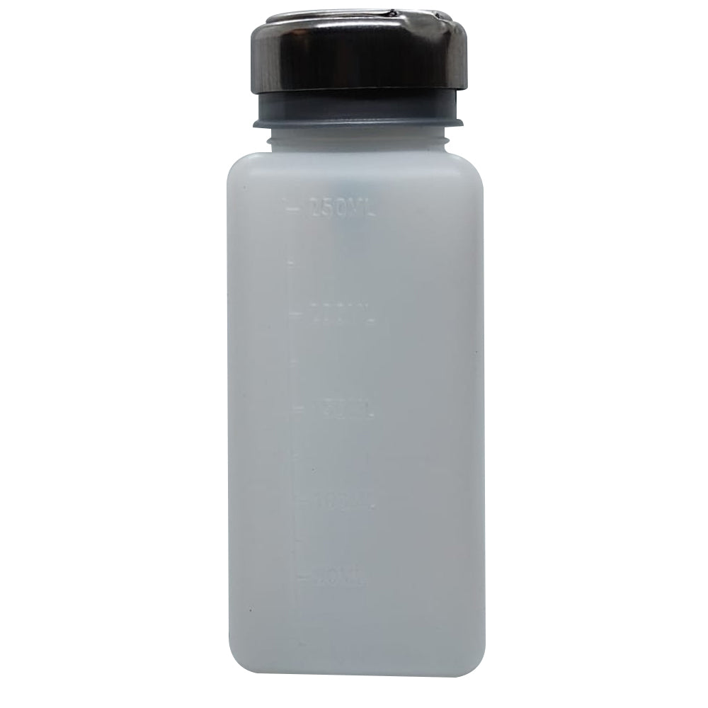 Plastic Dispenser Bottle (White Metal Cap) for Precise Liquid Dispensing