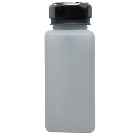 Plastic Dispenser Bottle (White Metal Cap) for Precise Liquid Dispensing