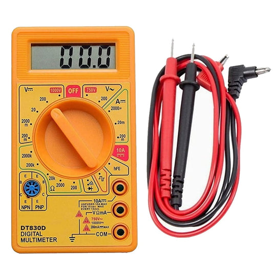 Digital Multimeter D830 for Voltage, Current, and Resistance Measurement