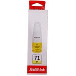 Refill Ink GT71 For Canon G1020 G2020 G2021 G3020 G3021 Printer (CMYK)