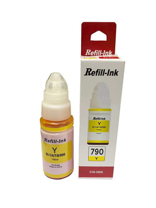 Refill Ink For Canon G1000 G2000 G3000 G4000 Printer (Yellow)