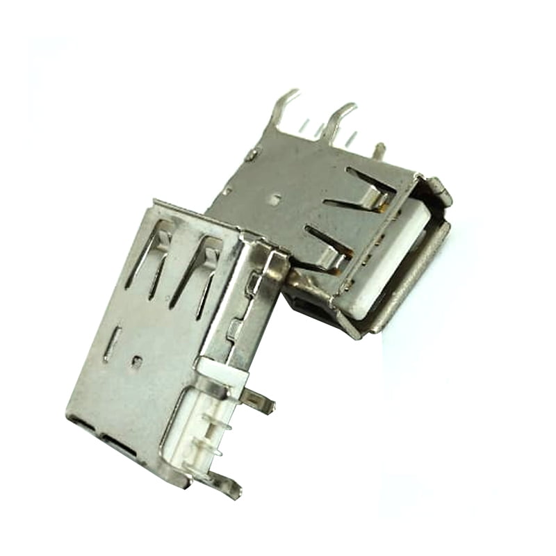 USB 2.0 Micro Type-B Female Connector (SMD, 5 Pin, Tin Flat, Without SUS)