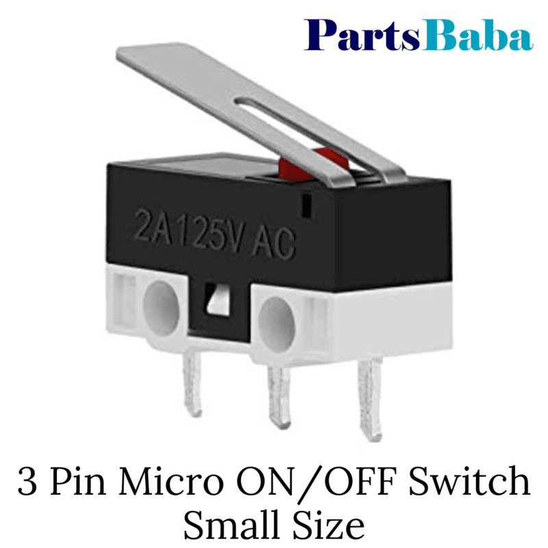 3 Pin Micro ON/OFF Switch Small Size