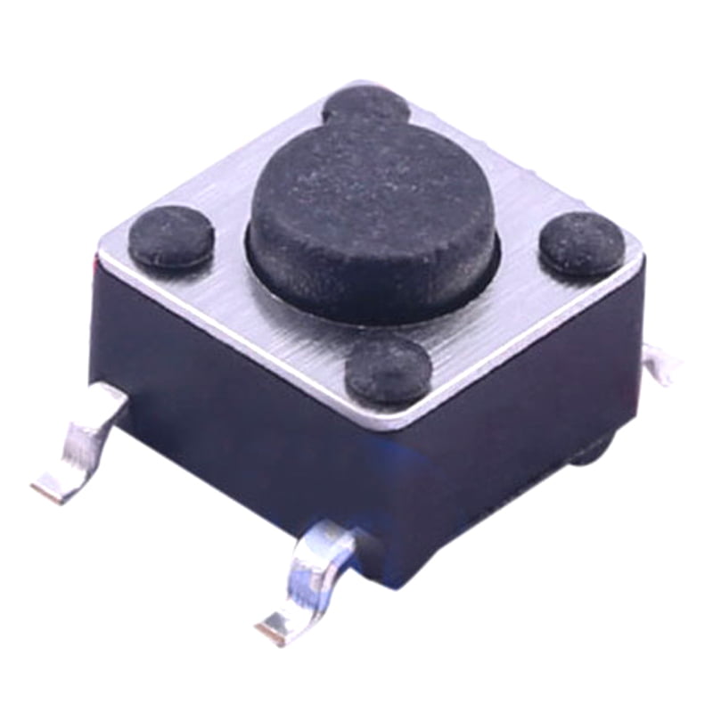 4Pin Round Button SPST Straight Tactile Switch SMD-TS665TP