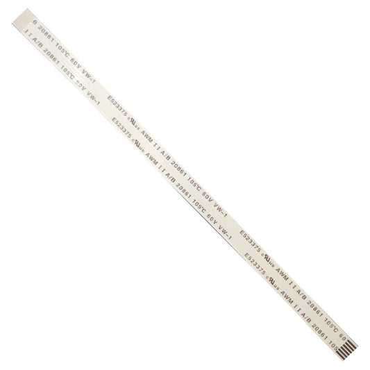 6 Pin 1mm Pitch 200mm Same Side Connection FFC Ribbon Flexible Flat Cable