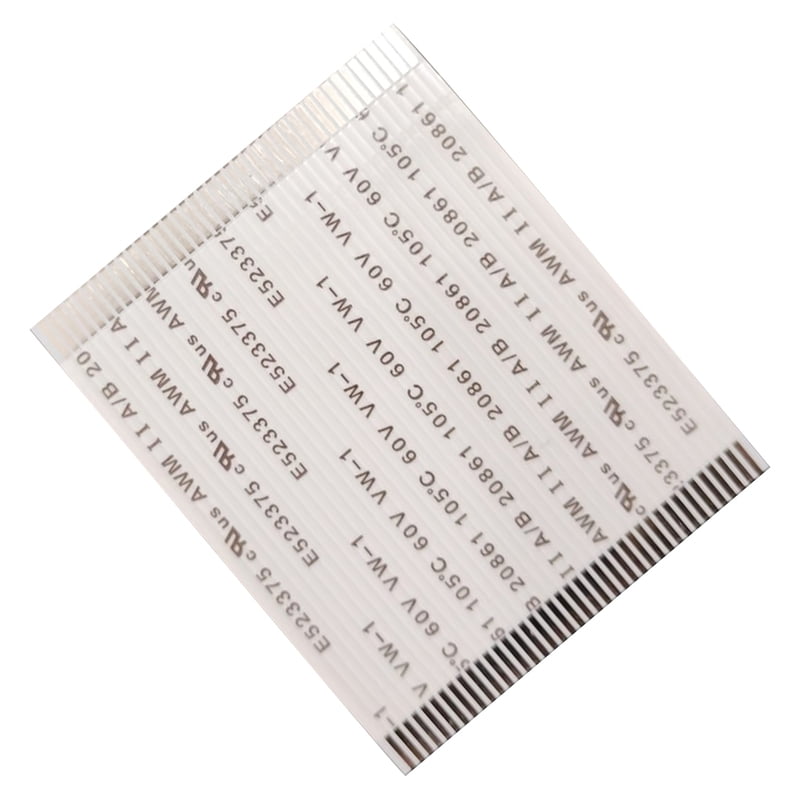 40 Pin 1mm Pitch 50mm Same Side Connection FFC Ribbon Flexible Flat Cable
