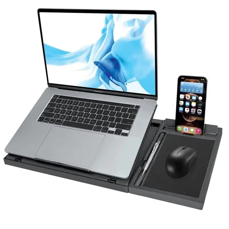 Laptop Cooling Pad with 7 Adjustable Tilt Angles and Convenient Features