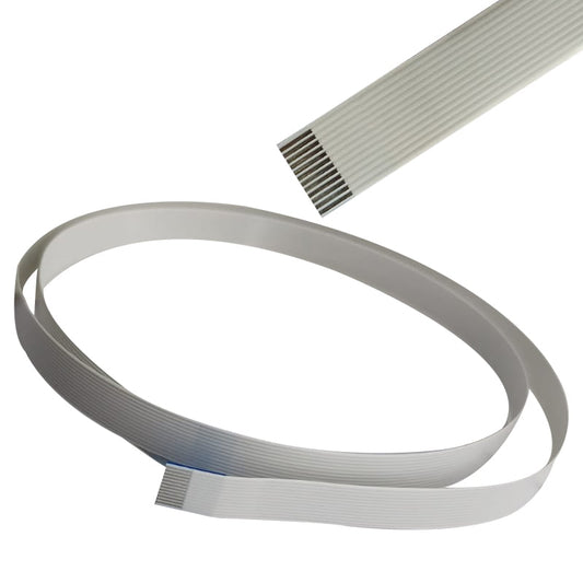 12 Pin 0.5mm Pitch 400mm Same Side Connection FFC Ribbon Flexible Flat Cable