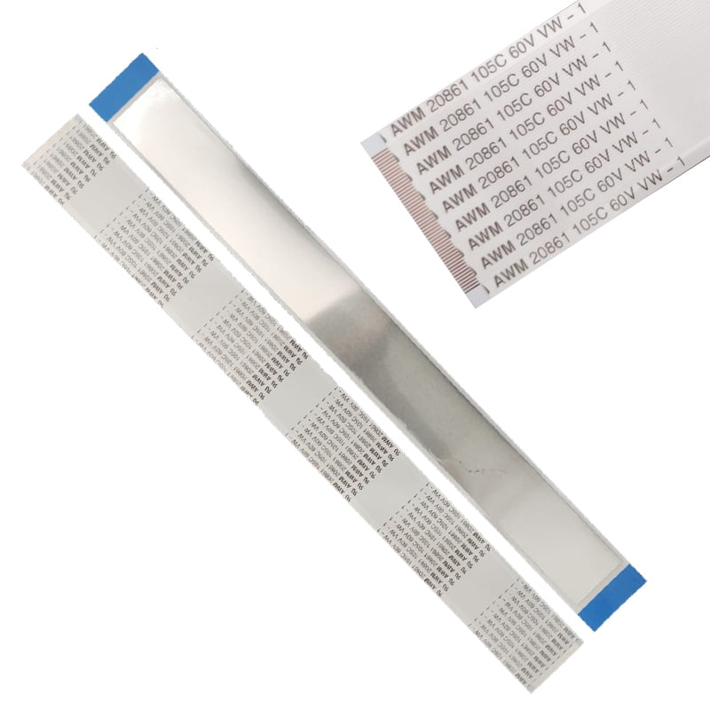 51 Pin 0.5mm Pitch 300mm Same Side Connection FFC Ribbon Flexible Flat Cable With Shielding