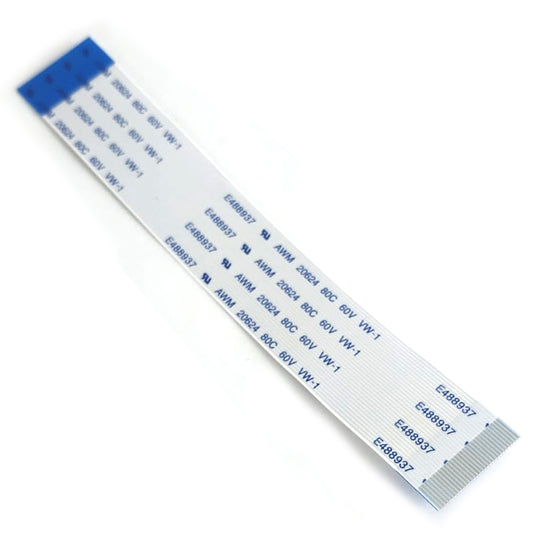 30 Pin 0.5mm Pitch 100mm Reverse Side Connection FFC Ribbon Flexible Flat Cable