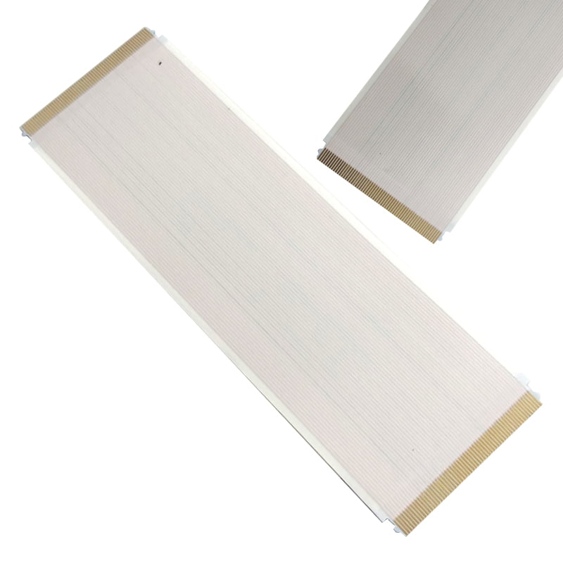 60 Pin 0.5mm Pitch 100mm Same Side Connection FFC Ribbon Flexible Flat Cable (Gold)