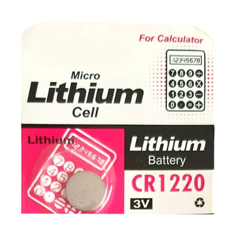 Micro Lithium Cell CR1220 3V Battery (For Calculator, 1 Pc)