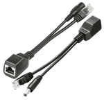 Passive PoE Cable - Power Over Ethernet Injector/Splitter Kit RJ45 DC Power