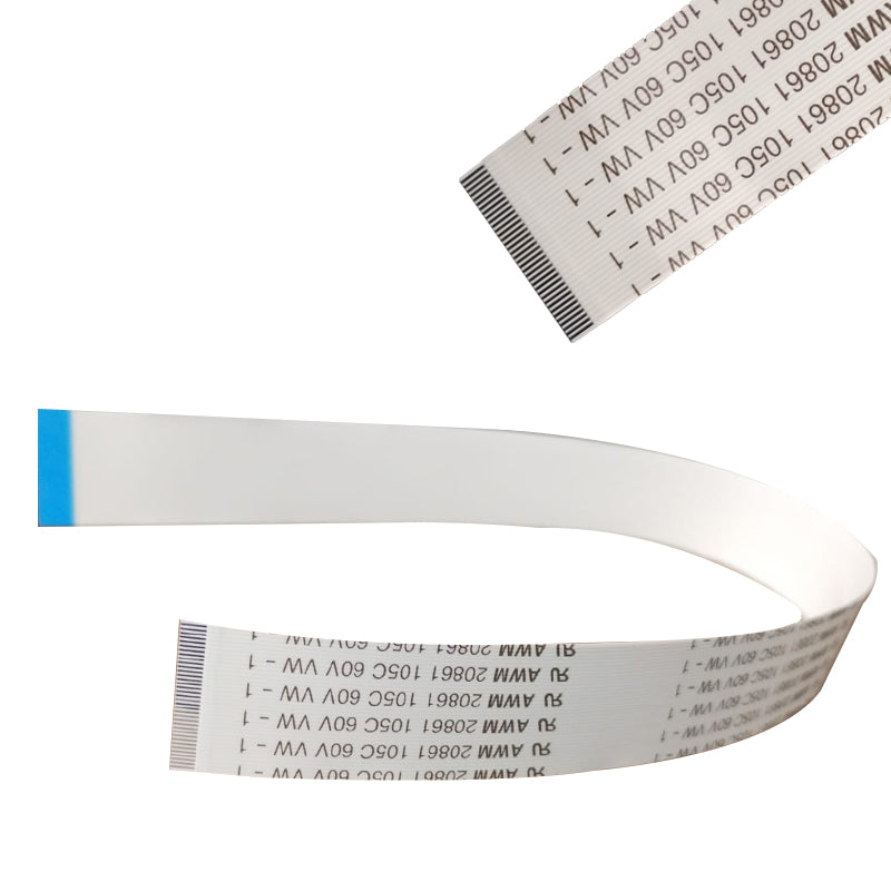 36 Pin 0.5mm Pitch 285mm Same Side Connection Flat Flexible Cable