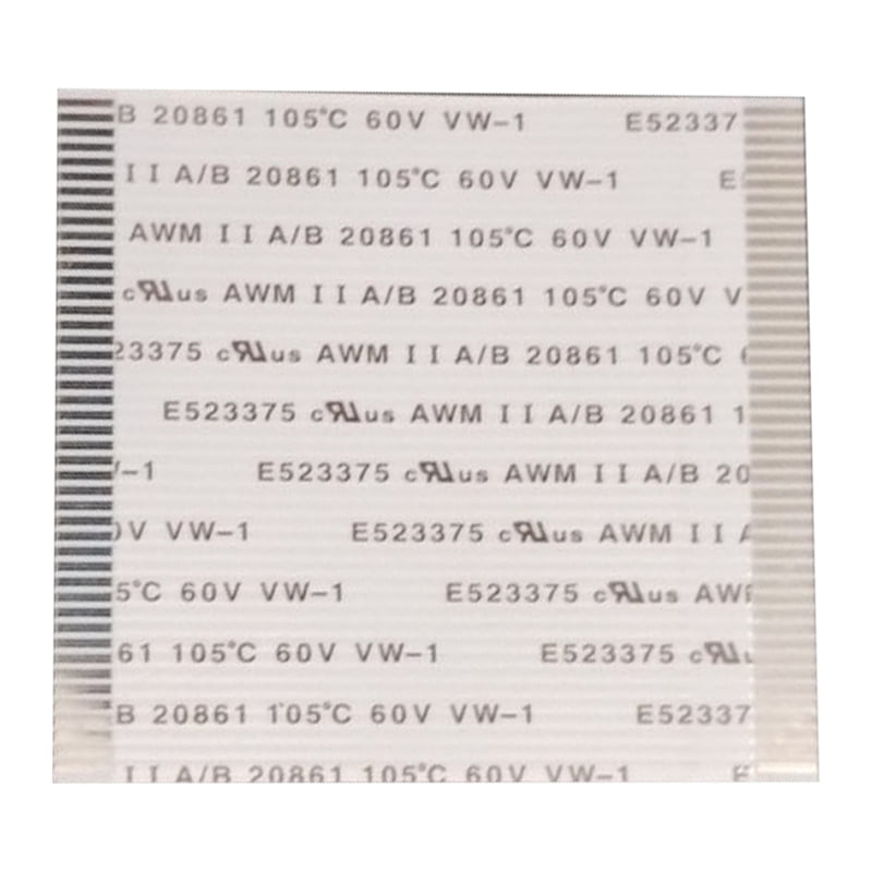 45 Pin 1mm Pitch 50mm Same Side Connection FFC Ribbon Flexible Flat Cable
